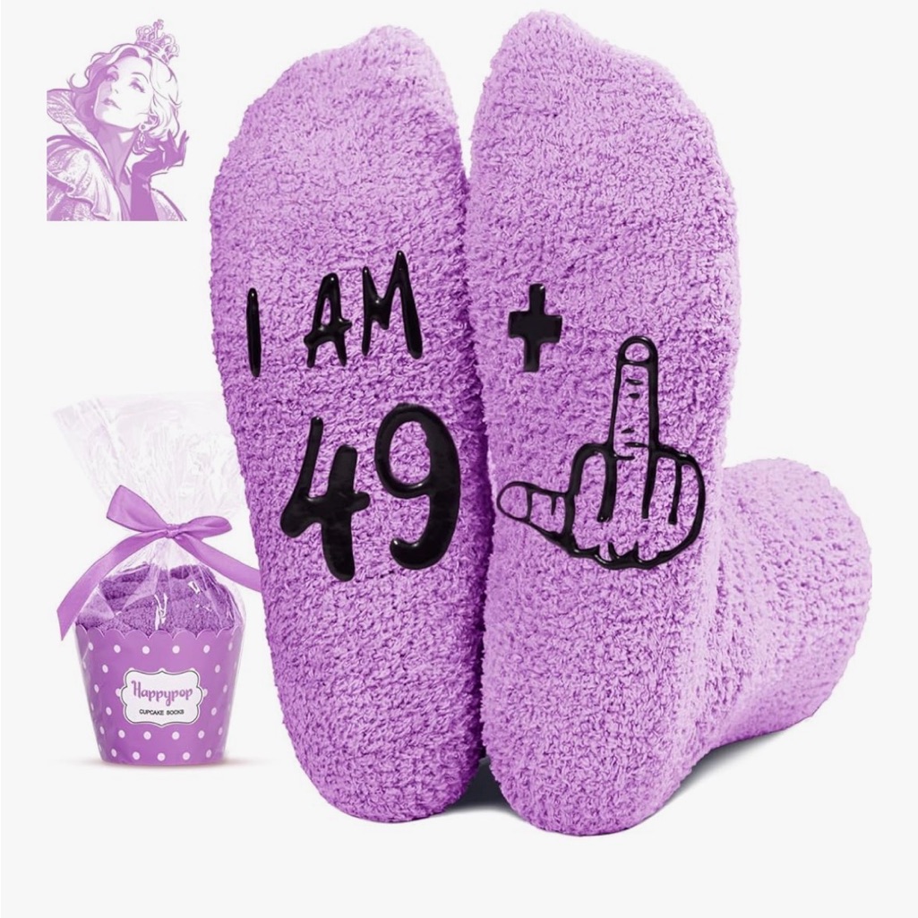 New! 50th Birthday Socks